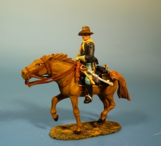 7US Kavallerie Offizier zu Pferd