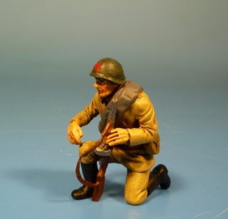 Rote Armee Soldat mit MP