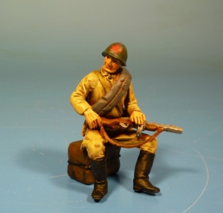 Rote Armee Soldat mit MP