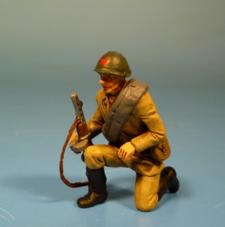 Rote Armee Soldat mit MP