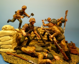 Waffen-SS Ostfront Nahkampf Diorama
