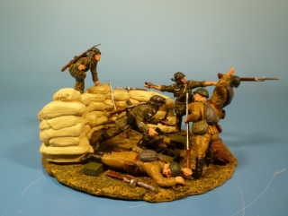 Sto�trupp Angriff 1942 in Russische Stellung