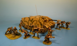 Waffen-SS im Angriff