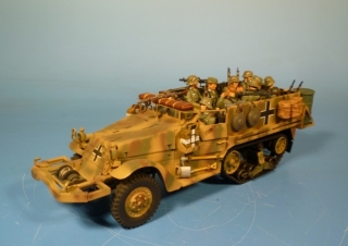 Beute M3 Half-track der deutschen Wehrmacht