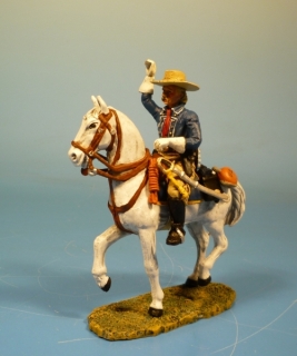 7US Kavallerie General Custer zu Pferd