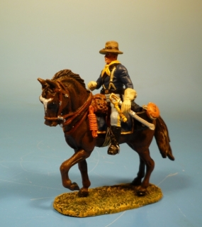 7US Kavallerist  zu Pferd