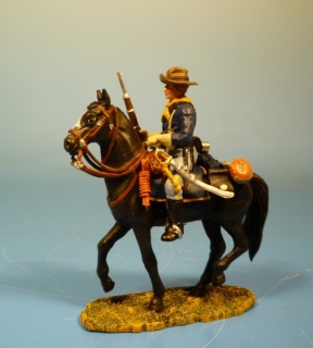 7US Kavallerist  zu Pferd