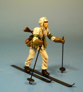 Gebirgsj�ger Skil�ufer Soldat mit Sturmgewehr 44