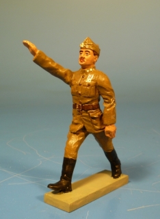 Francisco Franco marschierend grend