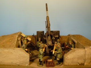 Lineol Diorama Flak Stellung 