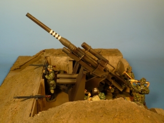 Lineol Diorama Flak Stellung 