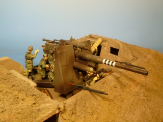 Lineol Diorama Flak Stellung 