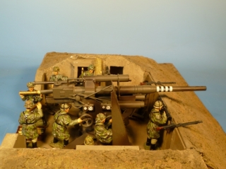 Lineol Diorama Flak Stellung 