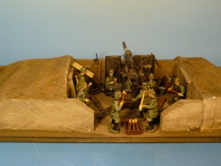 Lineol Diorama Flak Stellung 