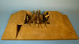 Lineol Diorama Flak Stellung 