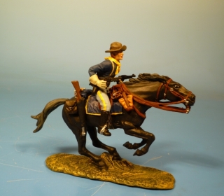7US Kavallerist  zu Pferd