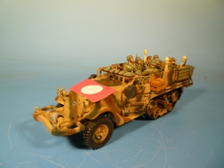 Beute M3 Half-track der deutschen Wehrmacht