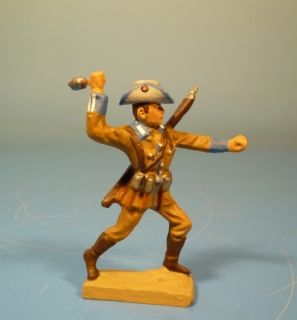 Deutsche Schutztruppe Soldat im Angriff