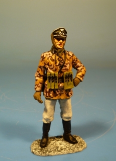 Waffen-SS Offizier in Winteruniform