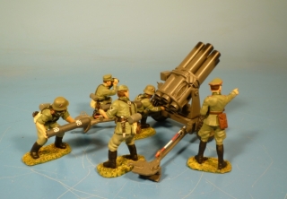 15 cm Nebelwerfer 41 mit Heeres Bedienung