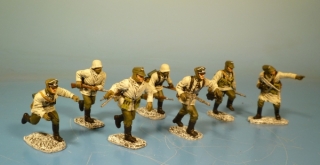 Strmende Wehrmacht Winter Soldaten