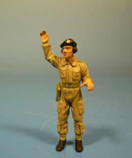 Britischer Panzersoldat fr Turmluke