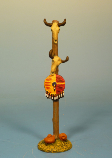 Indianer Totem (Hhe 17,5 cm)