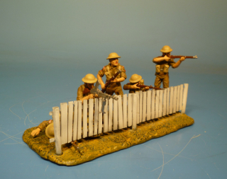 Britische Soldaten im Kampf