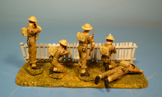 Britische Soldaten im Kampf