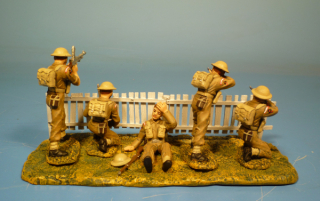 Britische Soldaten im Kampf