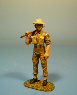 Britischer Soldat mit Gewehr 