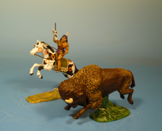 Indianer bei der B�ffeljagd