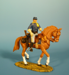 7US Kavallerie Offizier zu Pferd