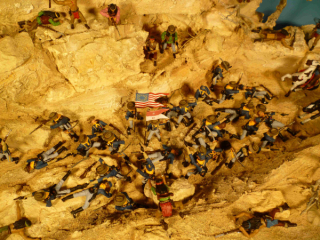 Diorama Kampf der Apachen