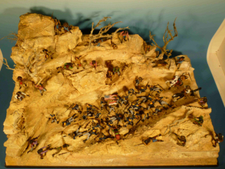 Diorama Kampf der Apachen
