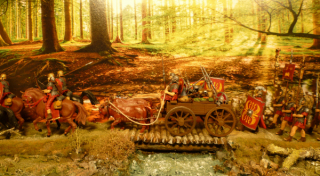 Diorama Rmische Legion in Germanien
