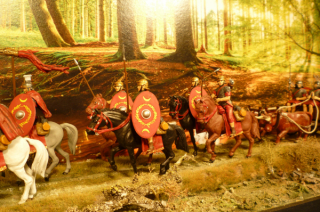 Diorama Rmische Legion in Germanien