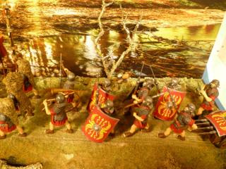Diorama Rmische Legion in Germanien