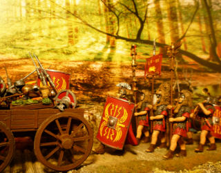 Diorama Rmische Legion in Germanien