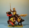 Mittelalter Ritter zu Pferd und Zubehör
