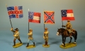US Bürgerkrieg Fahnen	