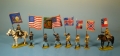 US Bürgerkrieg Fahnen	