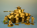 Britische Panzersoldaten 