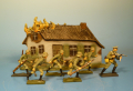 Lineol brennendes Haus